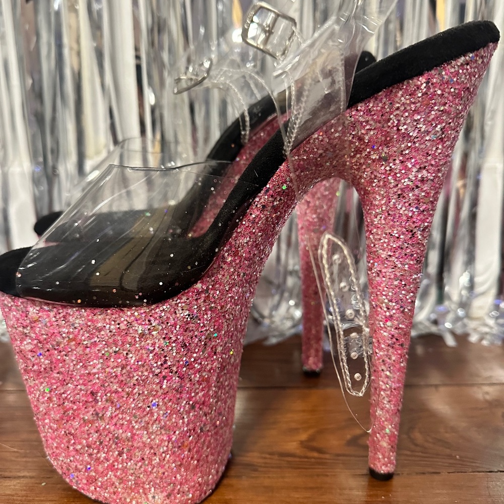 Baby Pink Nightshade Designs Heels- NEVER WORN